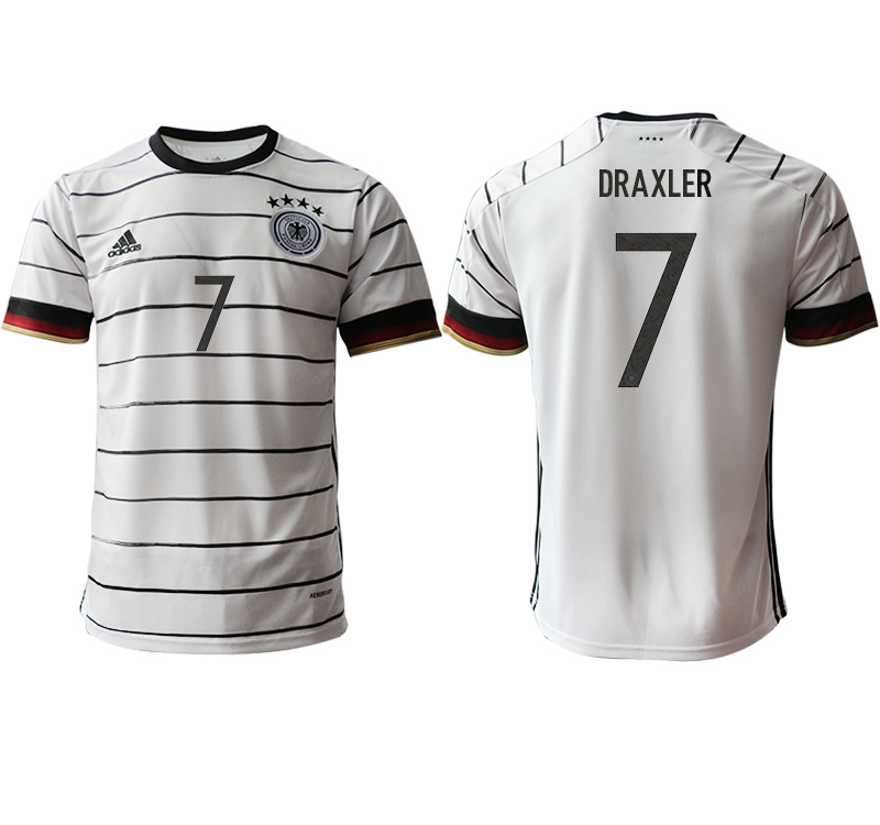 Men 2021 European Cup Germany home aaa version white #7 Soccer Jersey1->germany jersey->Soccer Country Jersey